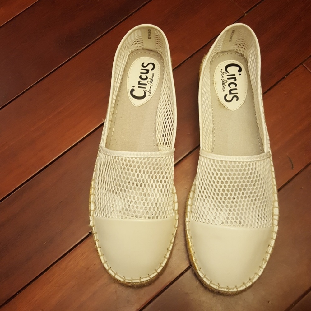 White flats.